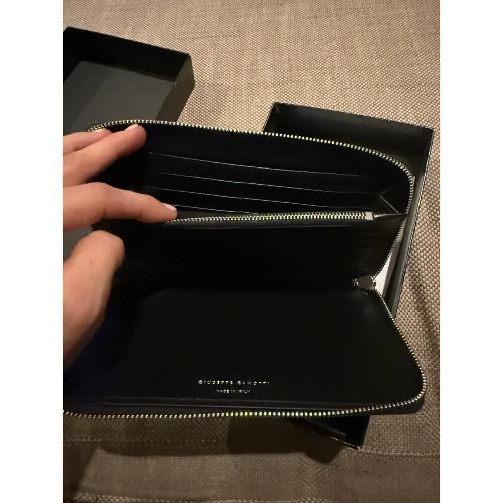 NWT Giuseppe Zanotti Samuel Tortoise Shell Effect Continental Wallet